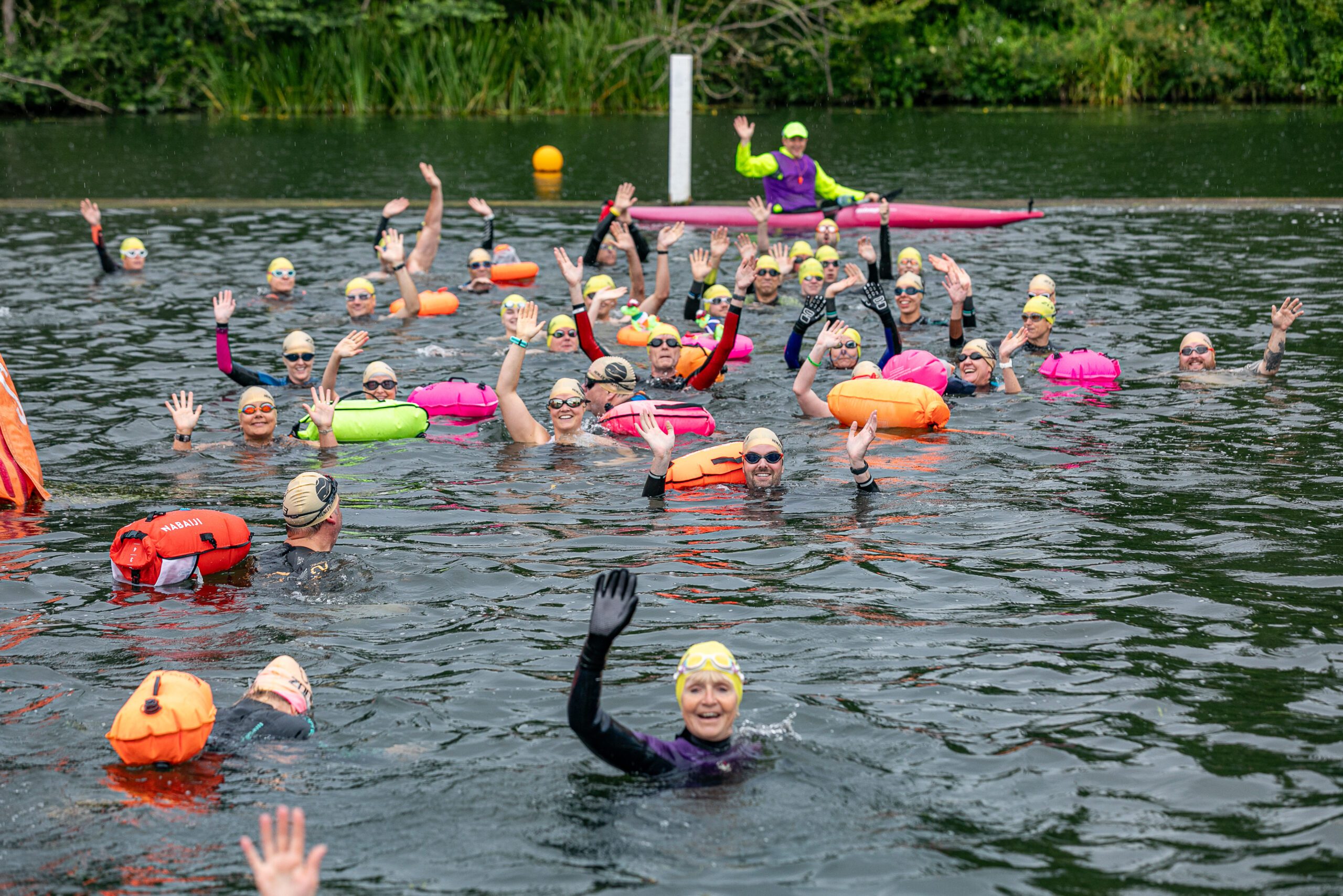 Over 1,000 take to the Thames for the Henley Swim Festival Henley